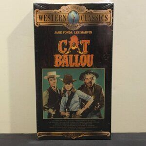 Cat Ballou VHS 1992 Jane Fonda Lee Marvin Sealed